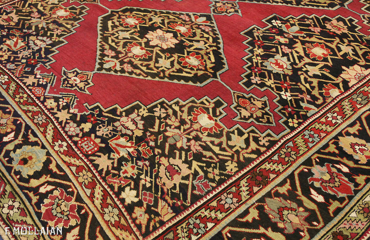 Tapis Caucasien Antique Karabakh (Qarabağ) n°:16685380